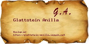 Glattstein Anilla névjegykártya